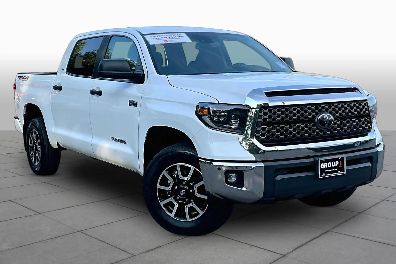 Certified Used 2020 Super White Toyota SR5 image 3