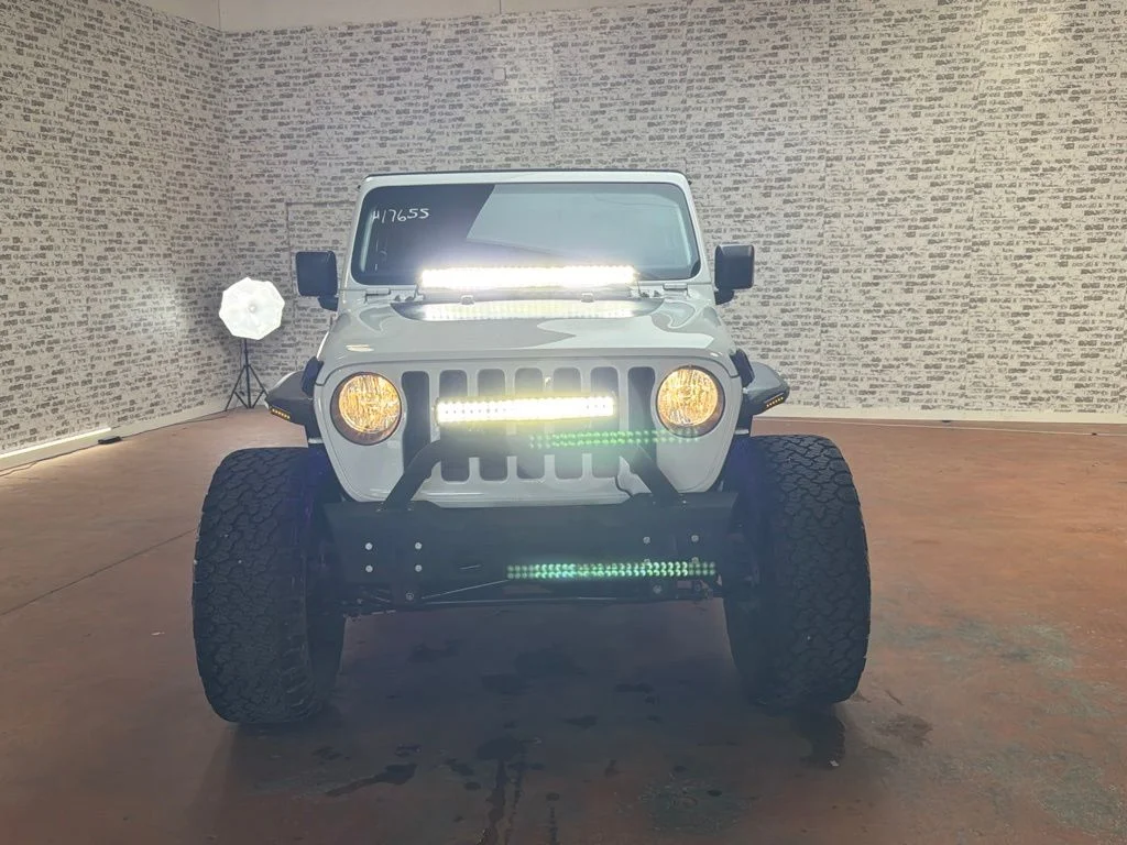 Used 2021 Bright White Clearcoat Jeep Sport S image 2