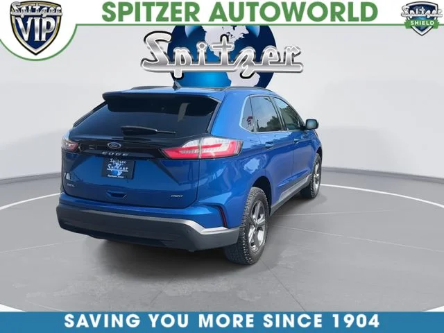 Certified Used 2022 Atlas Blue Metallic Ford SEL image 9