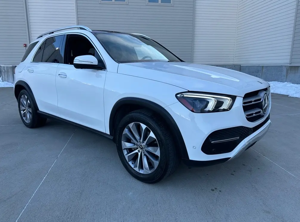 Used 2021 White Mercedes-Benz GLE 350 image 1
