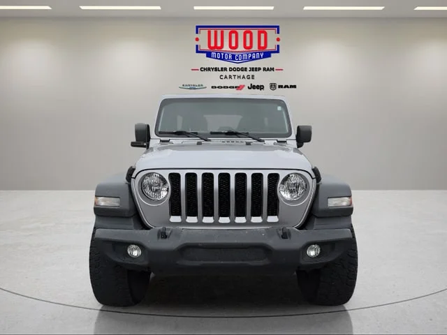 Used 2020 Billet Silver Metallic Clearcoat Jeep Unlimited Sport S image 8