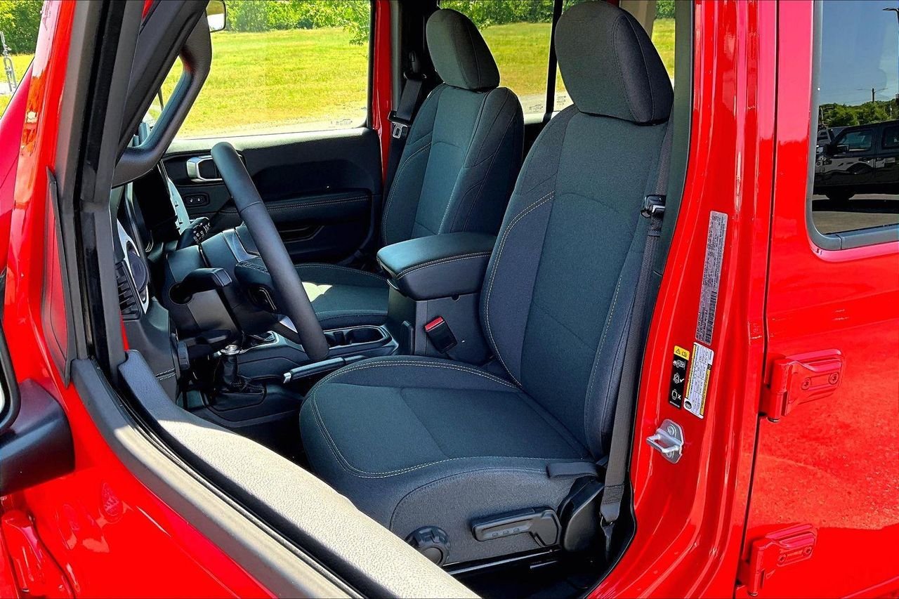 Used 2025 Firecracker Red Clearcoat Jeep Sahara 4xe image 23