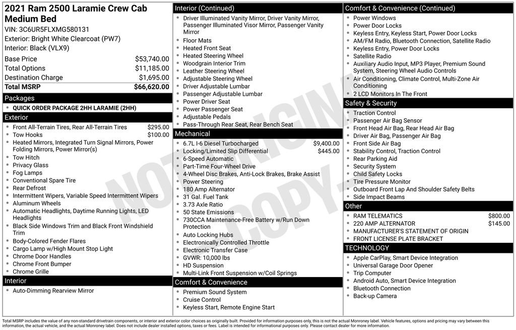 2021 RAM Ram 2500 Pickup Laramie - Photo 42