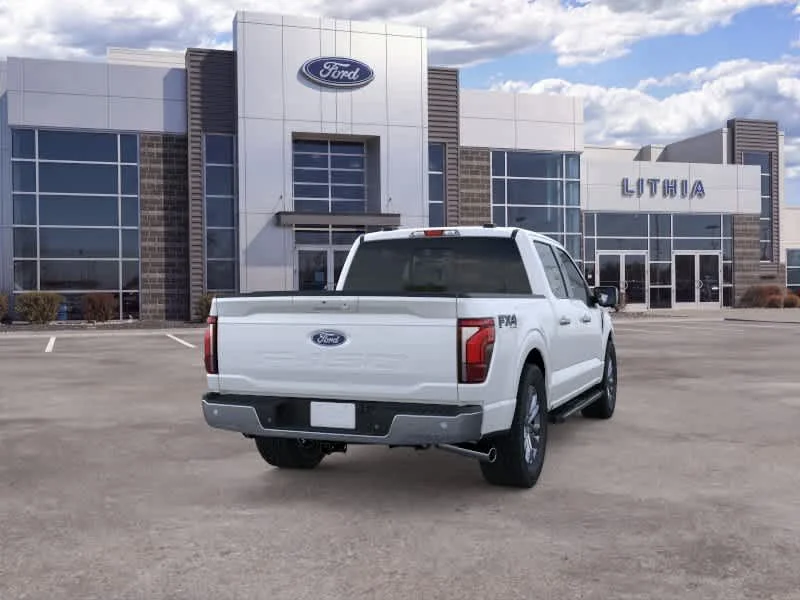 New 2026 Star White Metallic Tri-Coat Ford Lariat® image 8