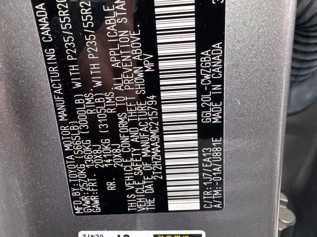 Used 2021 Silver Lexus 350 image 7