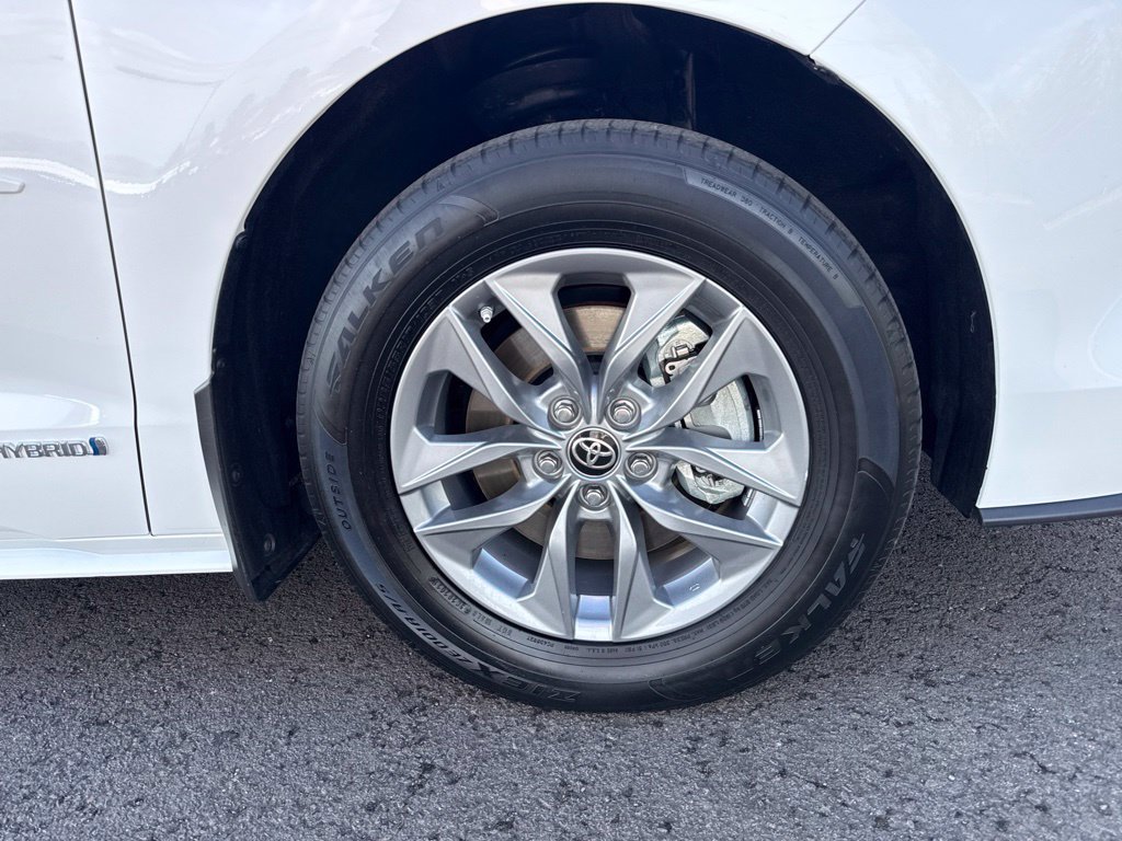Used 2021 Super White Toyota LE image 23