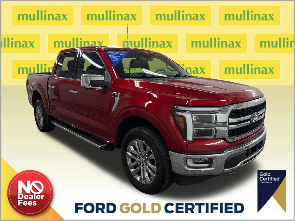 Certified Used 2024 Red Ford Lariat image 1