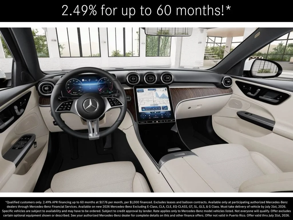 New 2026 Polar White Mercedes-Benz C 300 image 45