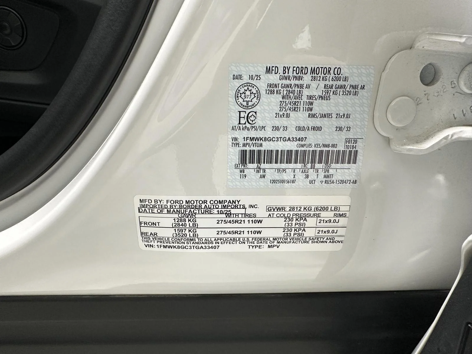 Used 2026 Star White Metallic Tri-coat Ford ST image 29
