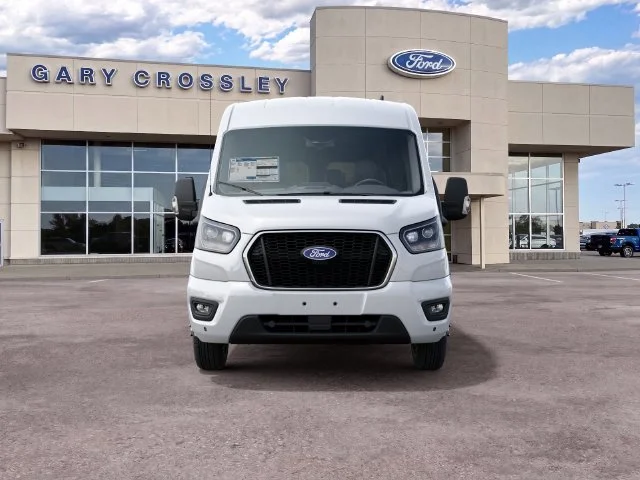 New 2027 Oxford White Ford Passenger Van XLT image 3