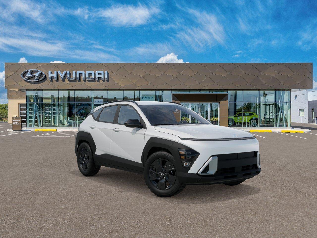 New 2027 Atlas White Hyundai SEL Sport AWD image 2