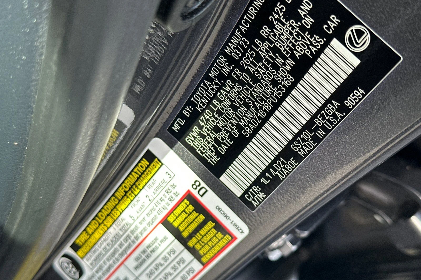 Used 2023 Gray Lexus 350 image 23