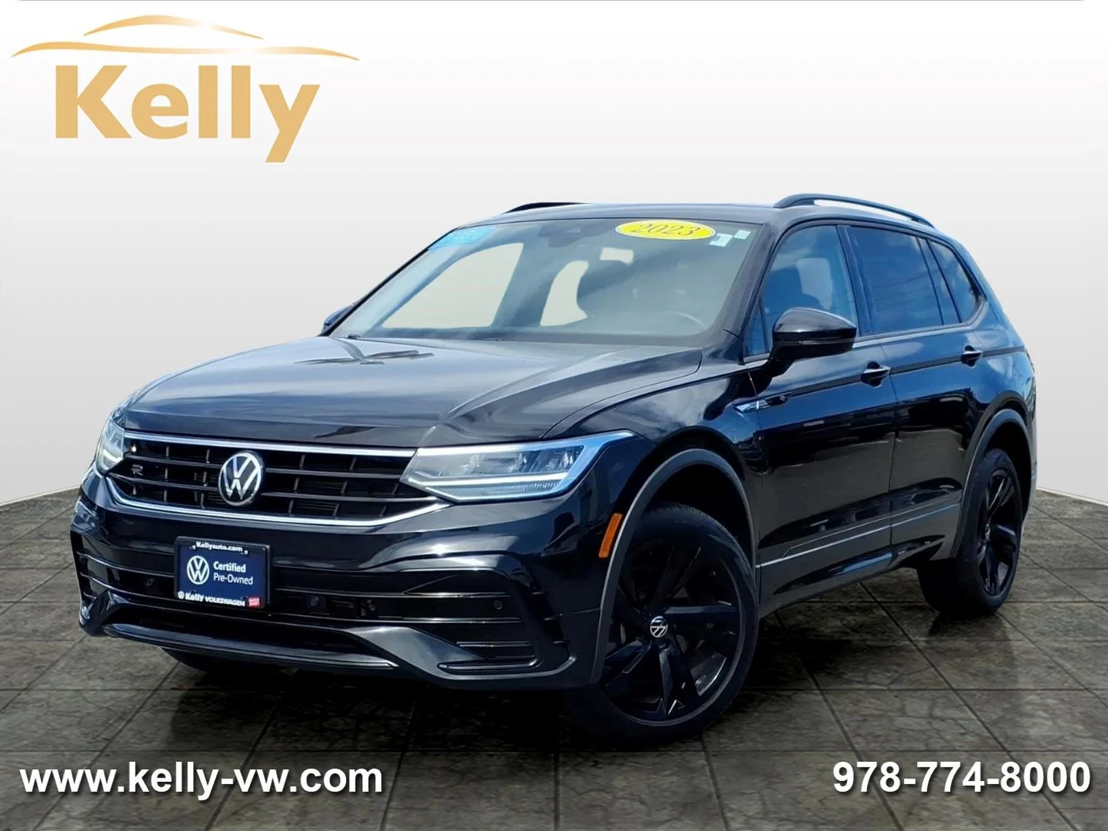 Certified Used 2023 DEEP BLACK PEARL EFFECT Volkswagen SE R-Line Black image 1