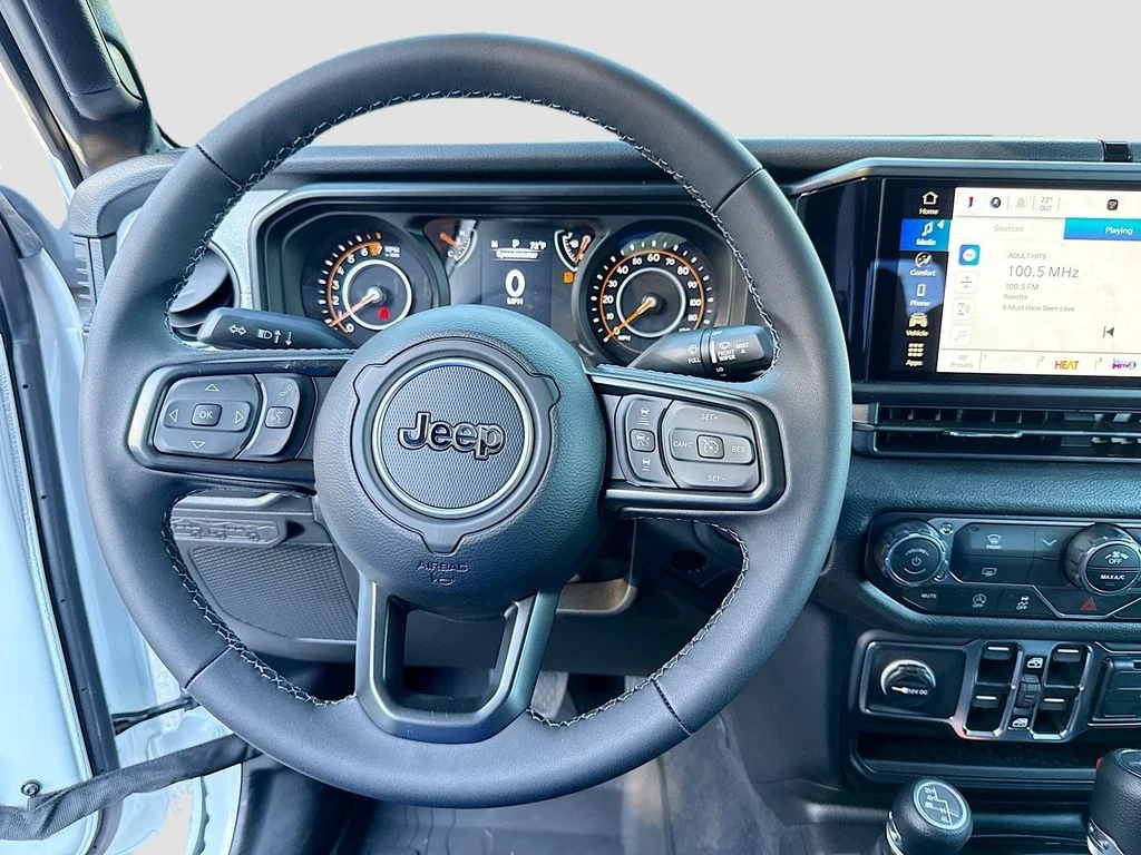 New 2025 Bright White Clearcoat Jeep Sport S image 17
