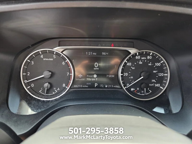 Used 2025 Super Black NISSAN AWD S image 21