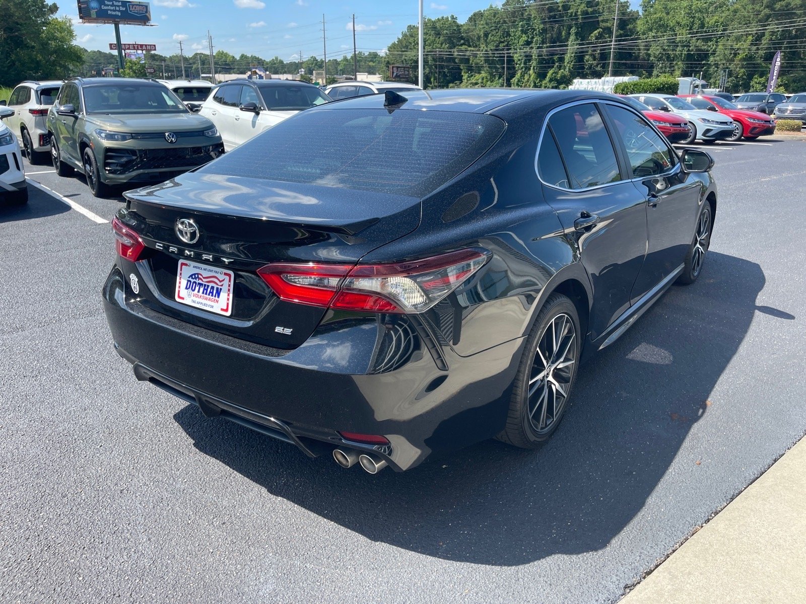 Used 2023 Midnight Black Metallic 218 Toyota SE image 15