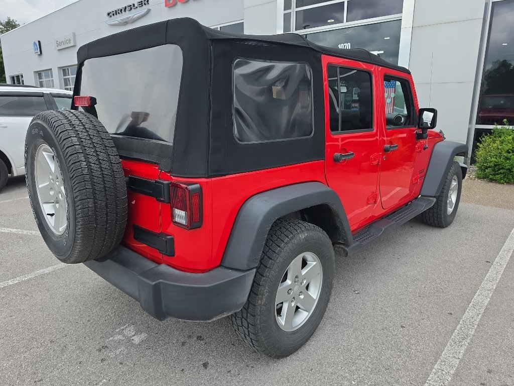 Used 2017 Firecracker Red Clearcoat Jeep Sport image 3
