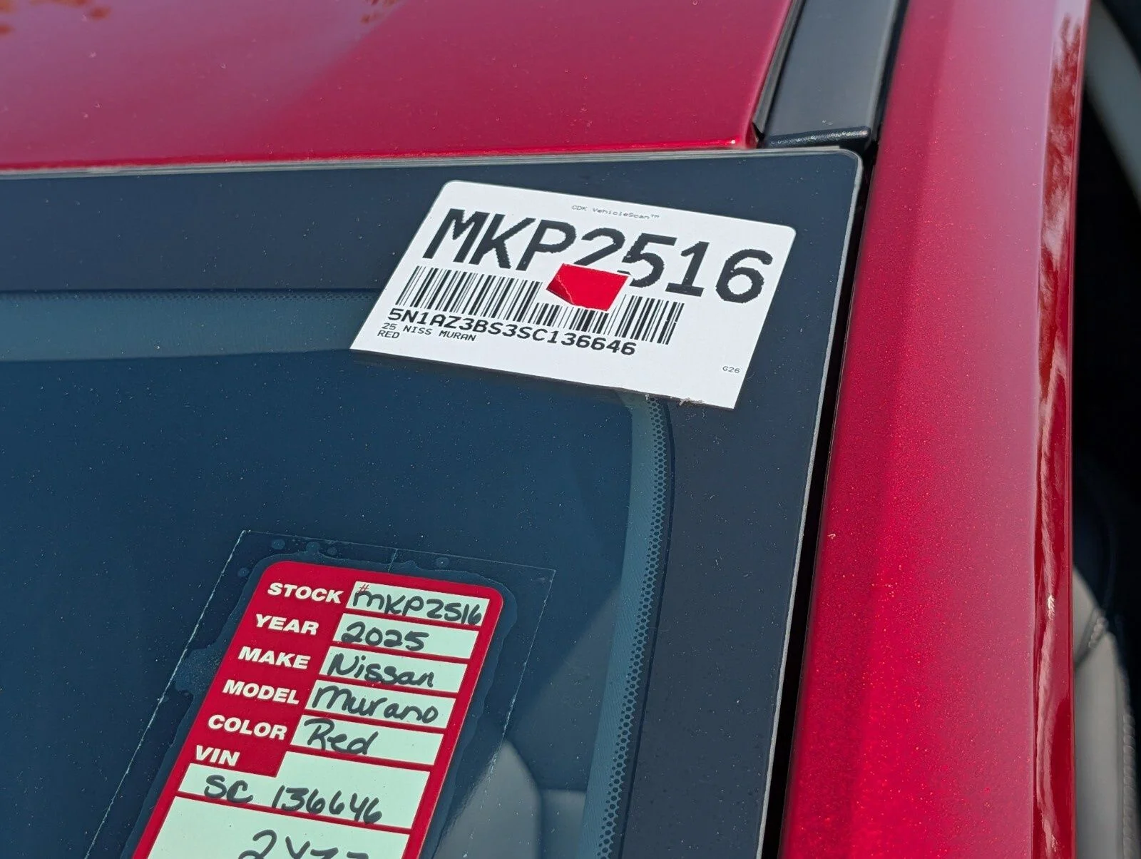 Used 2025 Red Nissan SV image 32