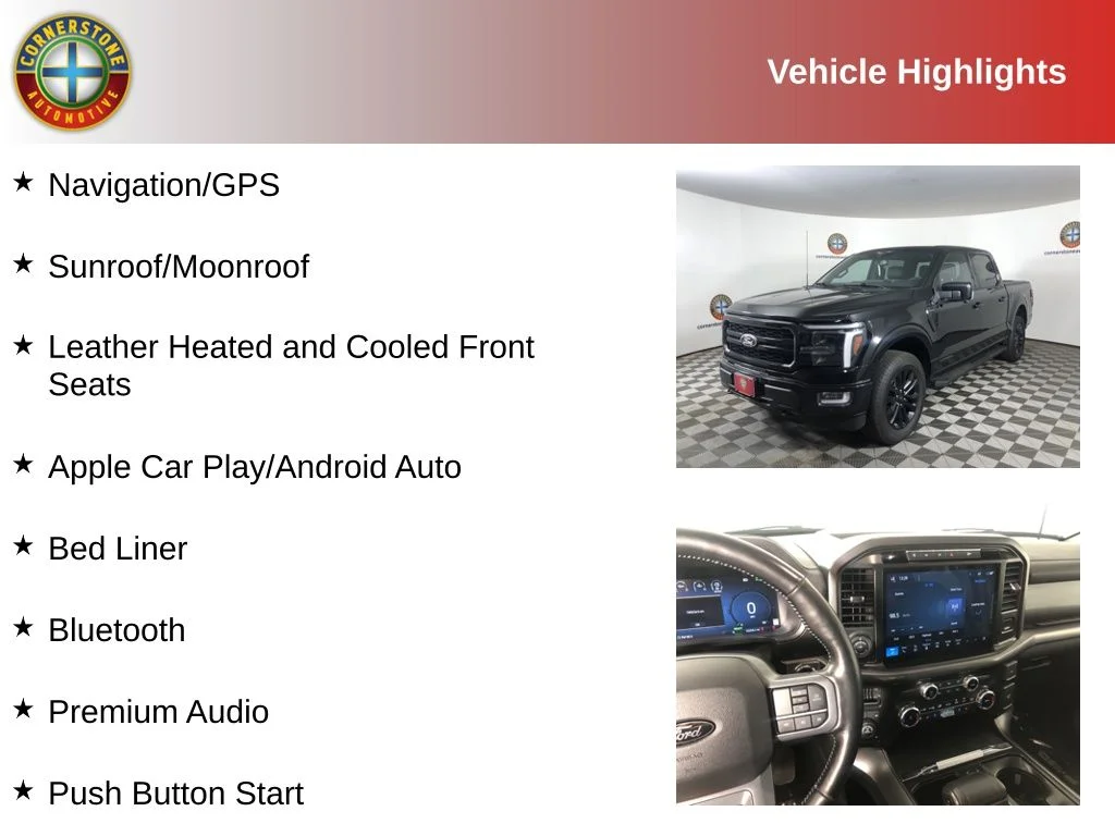 Used 2024 Black Ford Lariat image 2