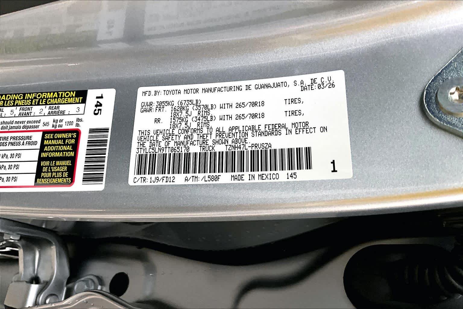 New 2026 Celestial Silver Metallic Toyota TRD Off-Road i-FORCE MAX image 16