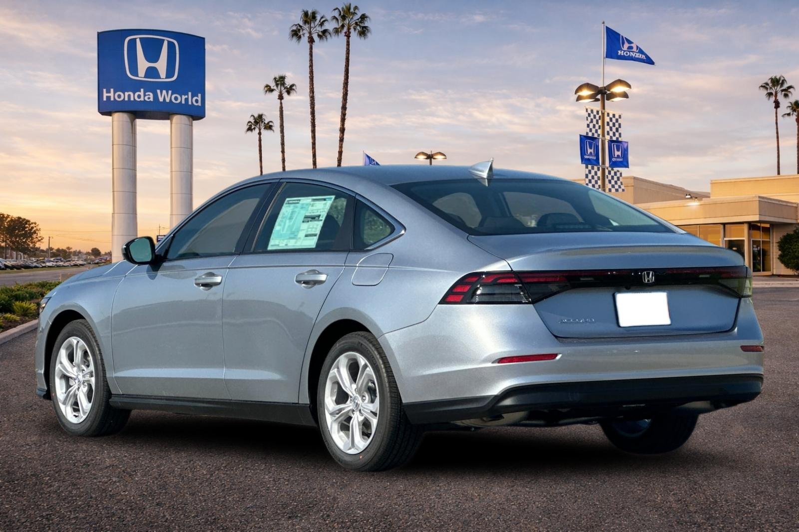 New 2026 Solar Silver Metallic Honda LX image 6