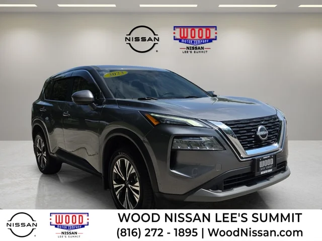 Used 2023 Gun Metallic Nissan SV image 1