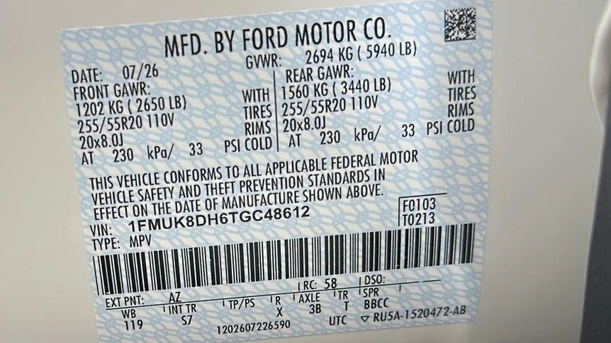 New 2026 Star White Metallic Tri-Coat Ford Active image 12