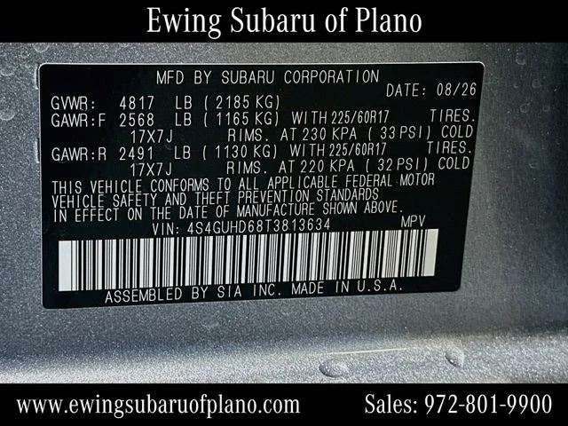 New 2026 ICE SILVER METALLIC Subaru Premium image 32