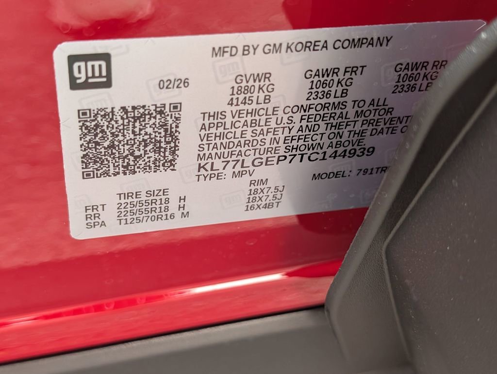 New 2026 Apex Red Chevrolet 1RS image 30