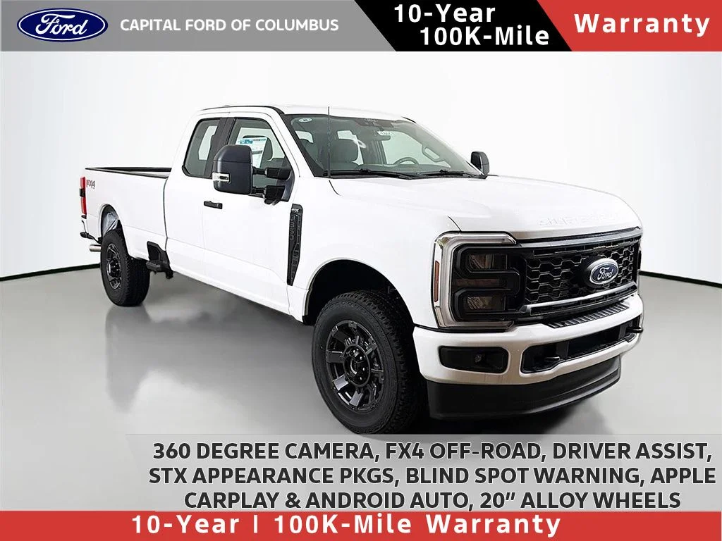 New 2025 Oxford White Ford F-350® XL image 1