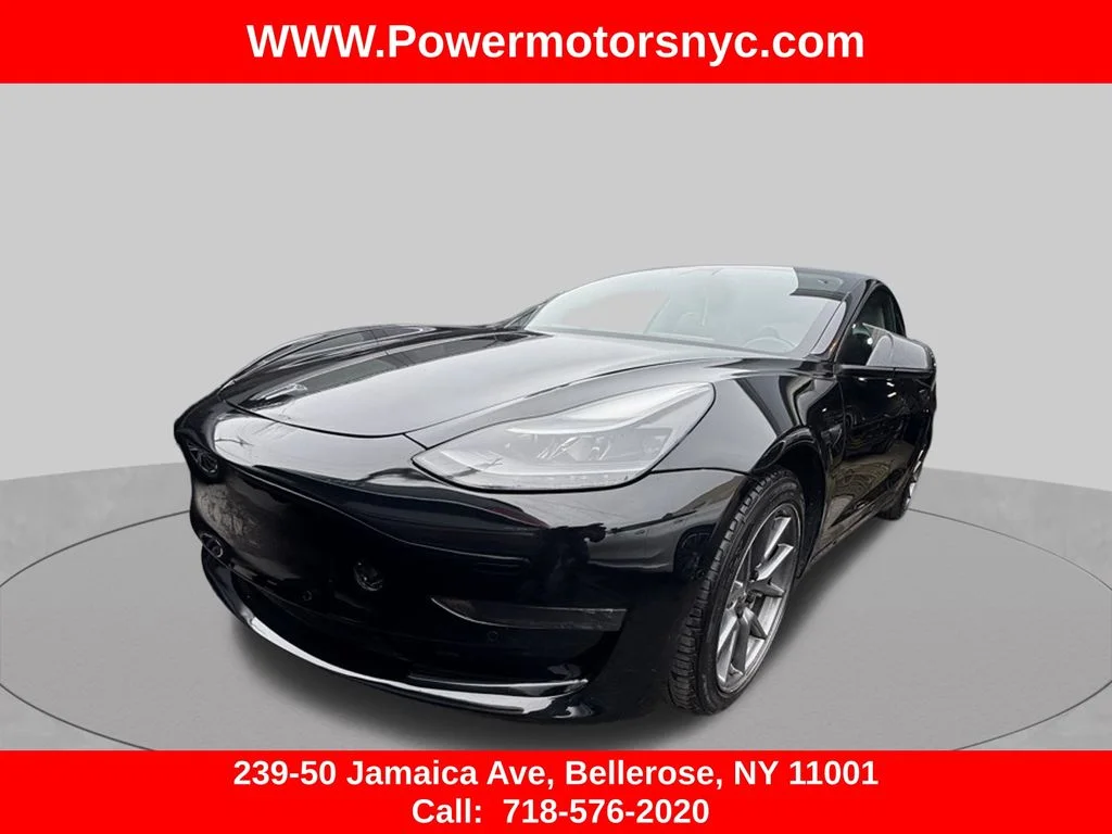 Used 2021 Black Tesla Standard Range Plus image 9