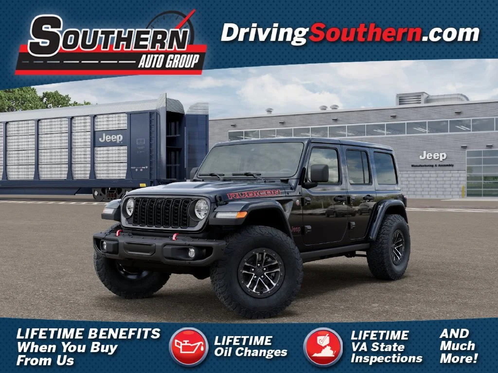New 2027 Black Clearcoat Jeep Rubicon X image 1
