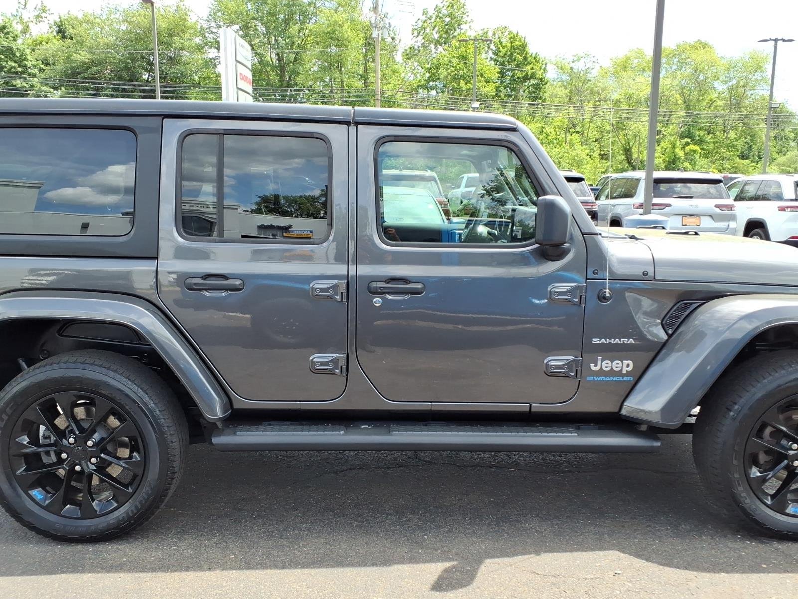 Certified Used 2023 Gray Jeep Sahara 4xe image 9