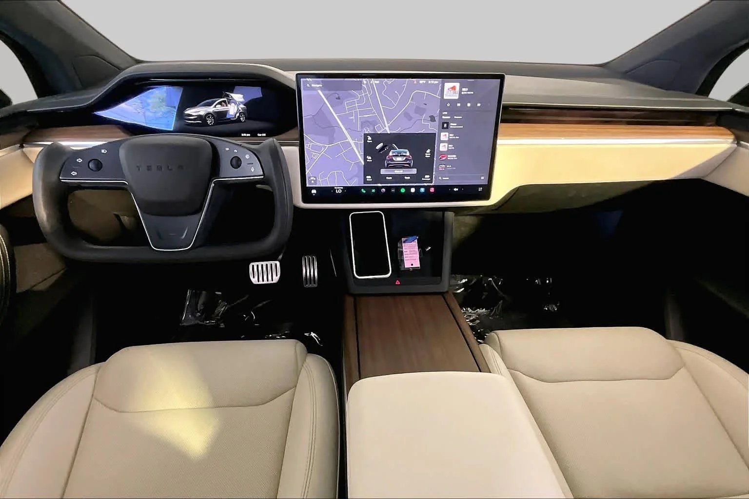 Used 2024 Pearl White Multi-Coat Tesla  image 14