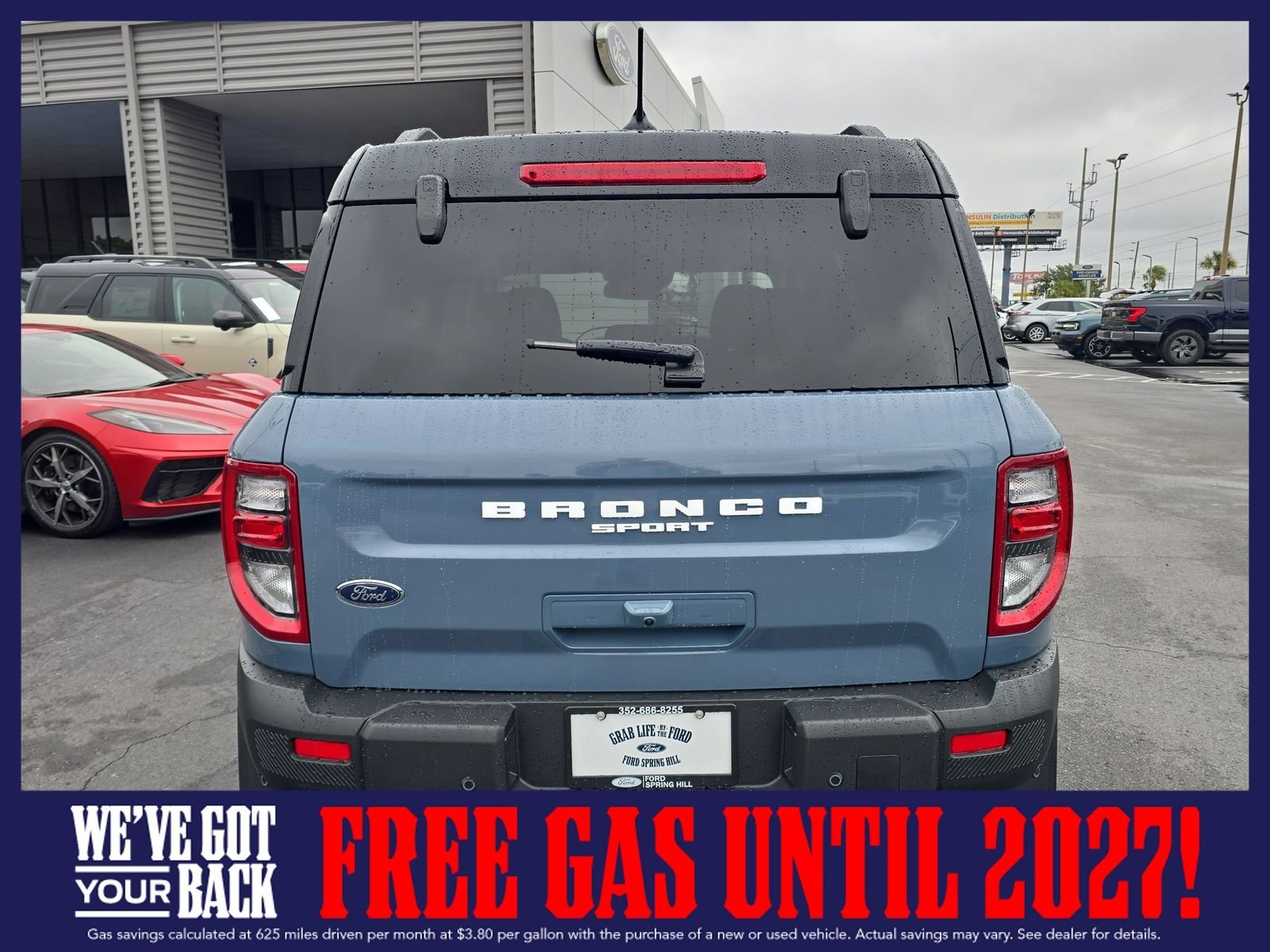 New 2025 Azure Gray Metallic Tri-Coat Ford Outer Banks image 7