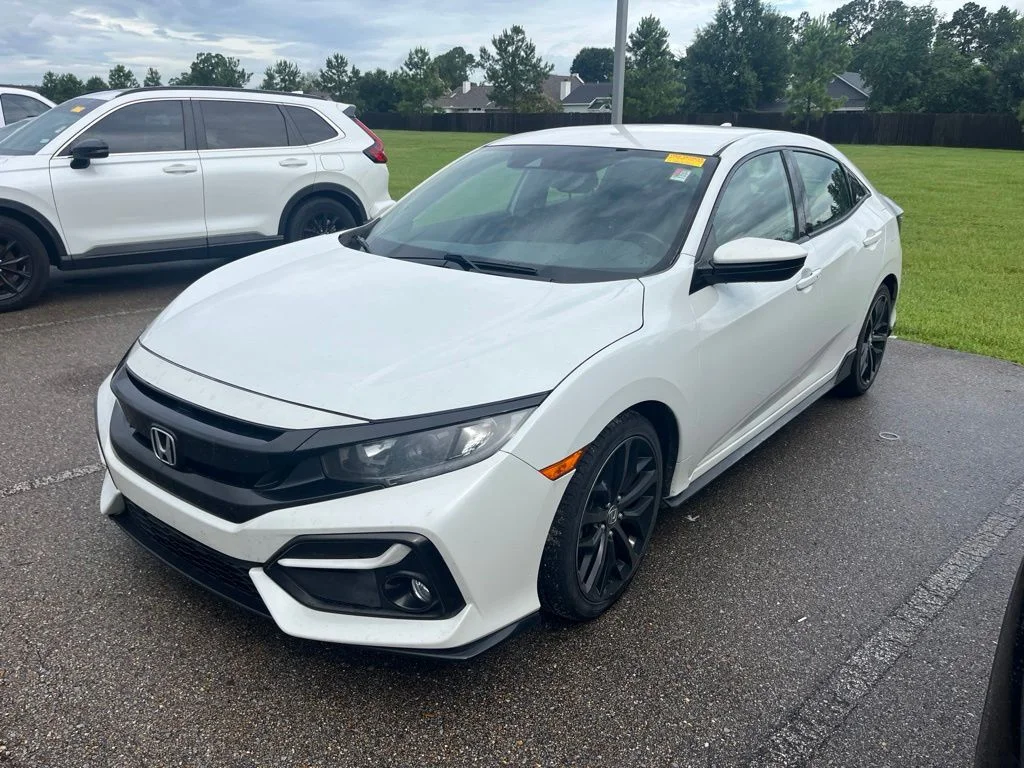 Used 2021 Platinum White Pearl Honda Sport image 1