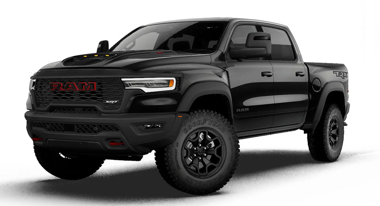 New 2027 Diamond Black Crystal Pearlcoat RAM TRX image 13
