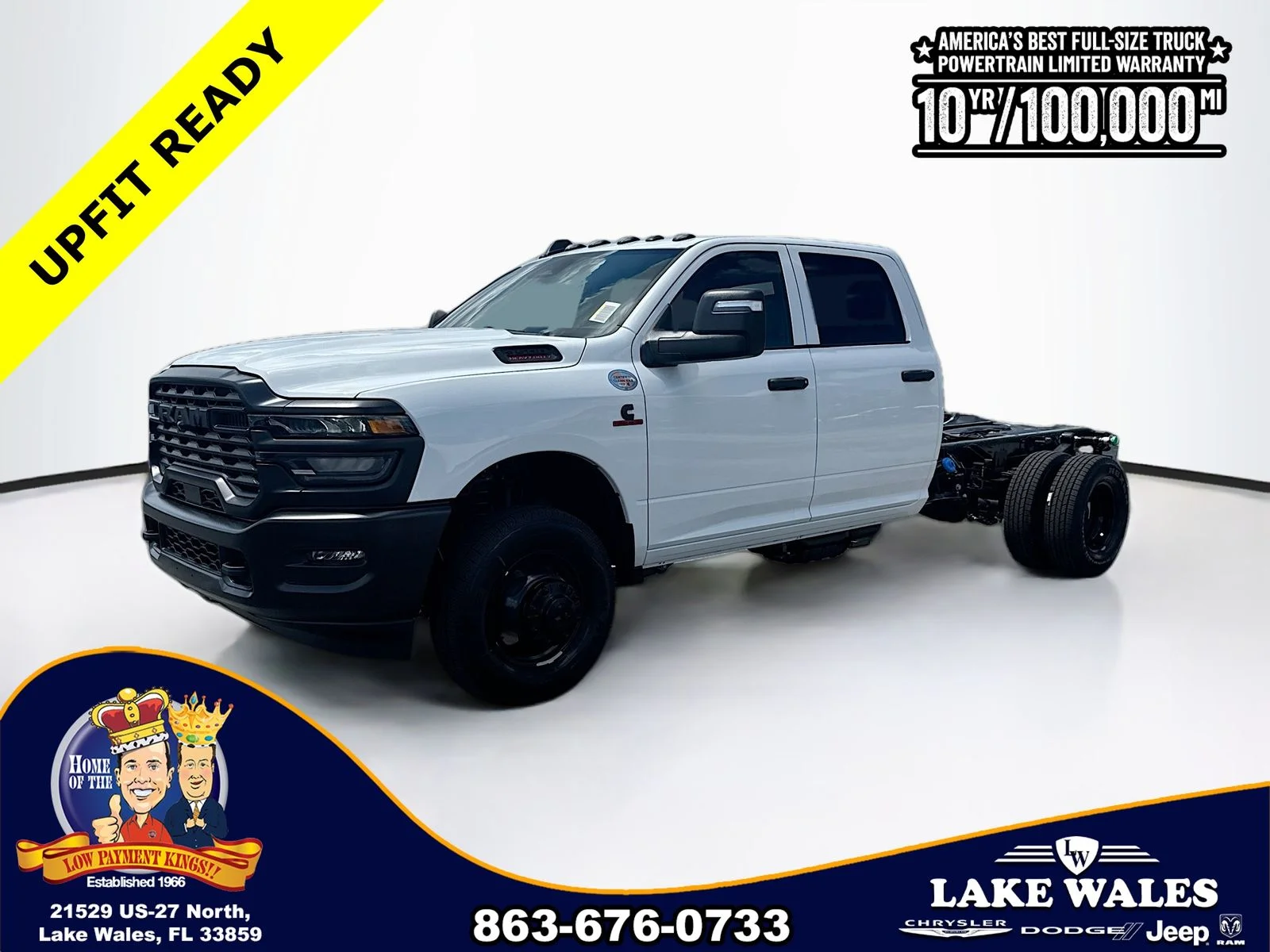 New 2026 Bright White Clear-Coat Exterior Paint RAM TRADESMAN image 2