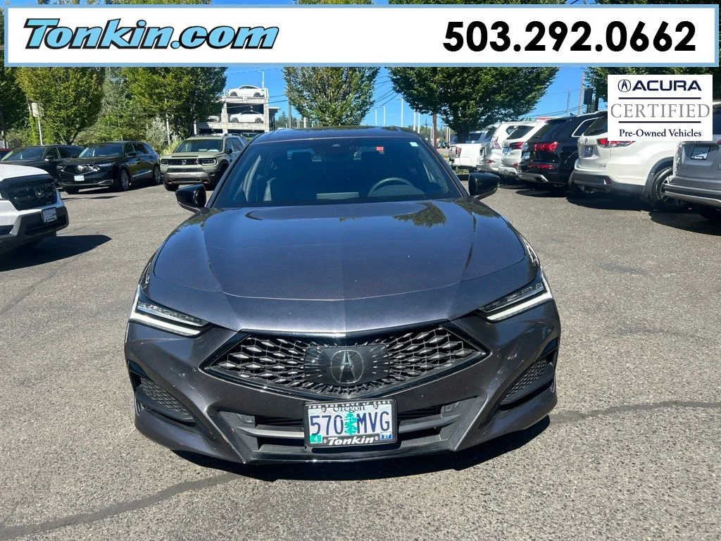 Certified Used 2021 Modern Steel Metallic Acura SH-AWD A-SPEC image 9