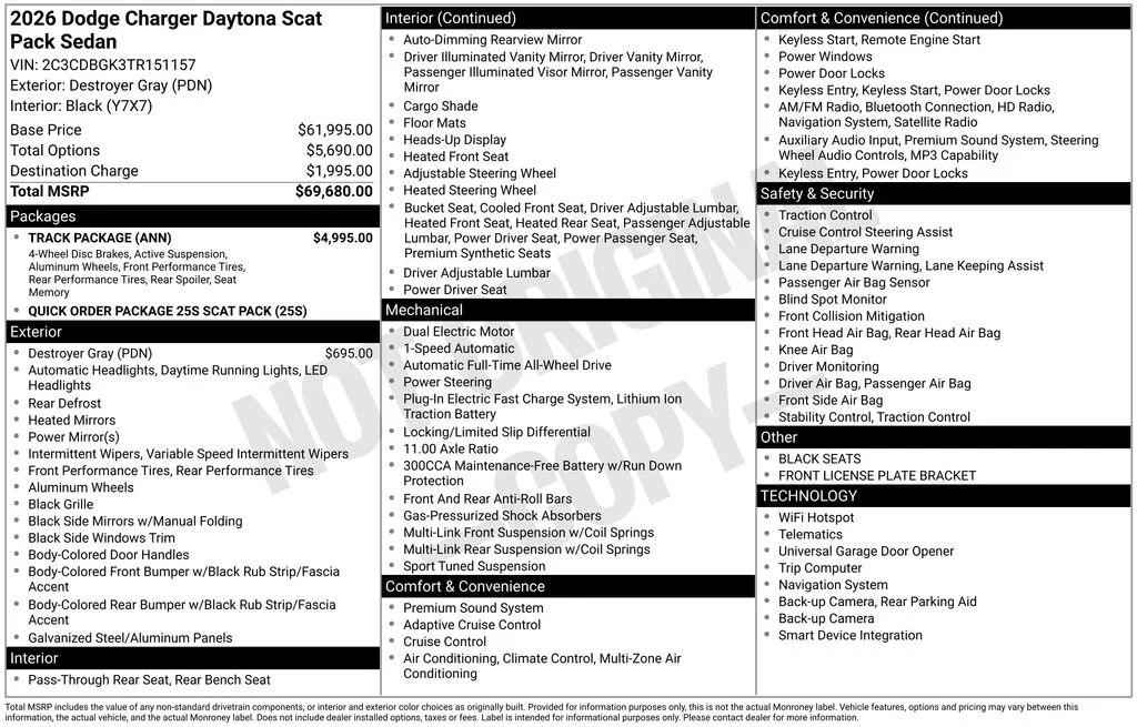 New 2026 Gray Dodge R/T Scat Pack image 34