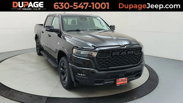 New 2026 Diamond Black Crystal Pearl-Coat Exterior Paint RAM Big Horn/Lone Star image 1