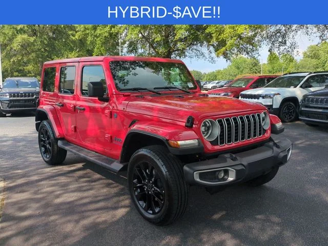 Used 2025 Red Jeep Sahara 4xe image 7