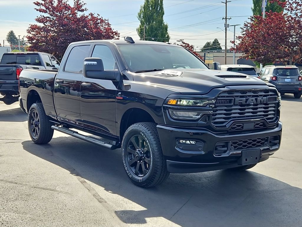 New 2026 Diamond Black Crystal Pearlcoat RAM Tradesman image 8