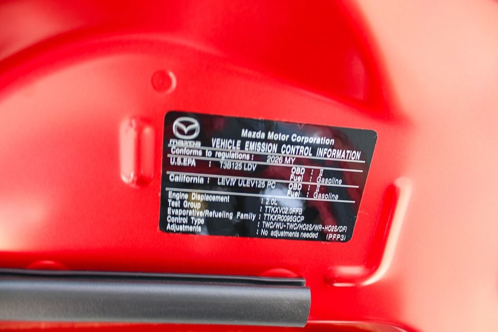 New 2026 Soul Red Crystal Metallic Mazda Sport image 12