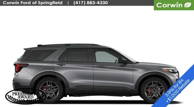 New 2026 Carbonized Gray Metallic Ford ST image 8