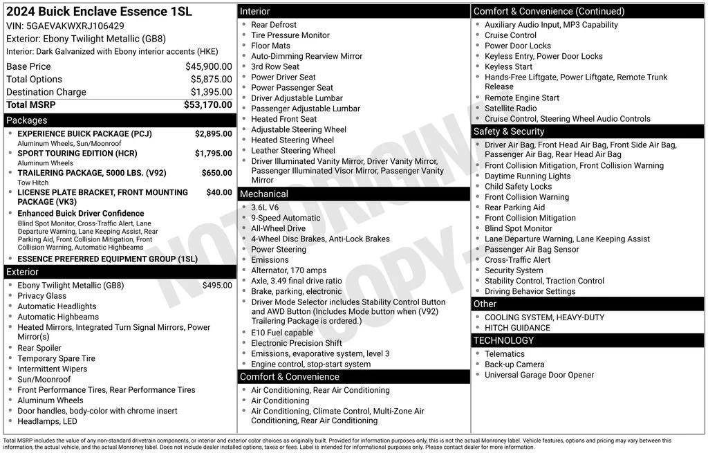 2024 Buick Enclave Essence AWD's photo