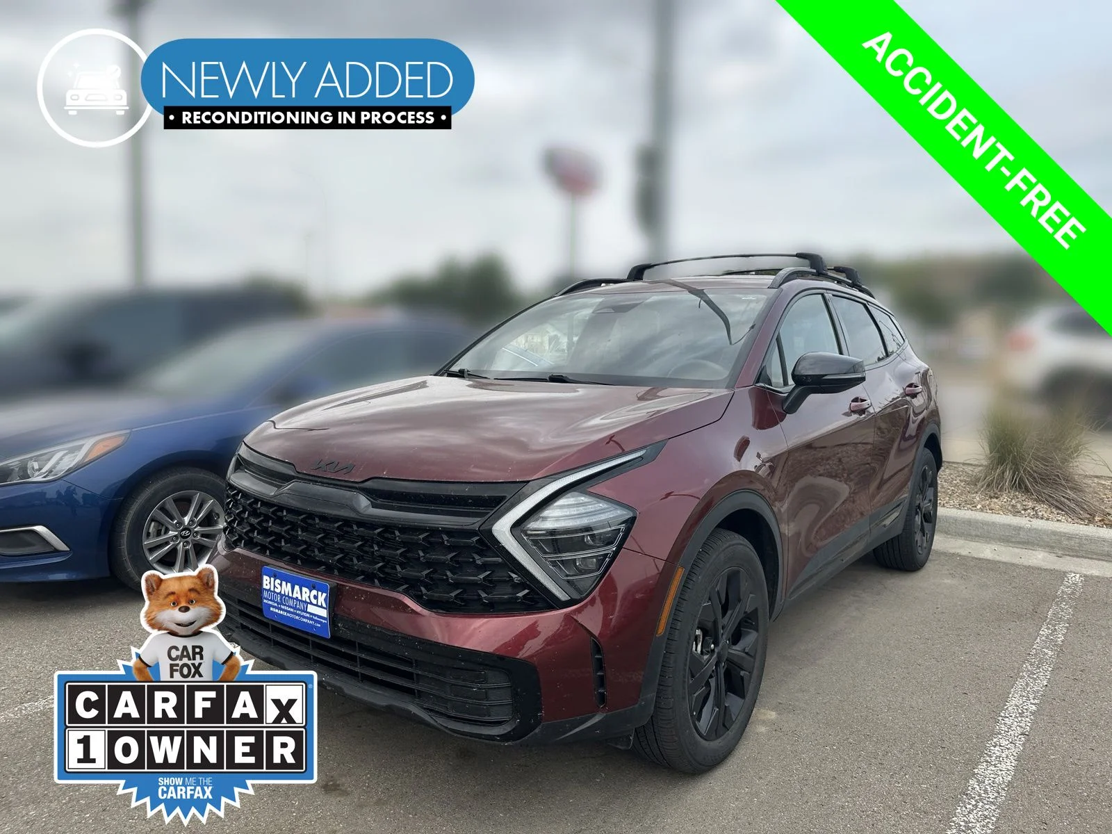 Used 2025 Red Kia X-Line image 1