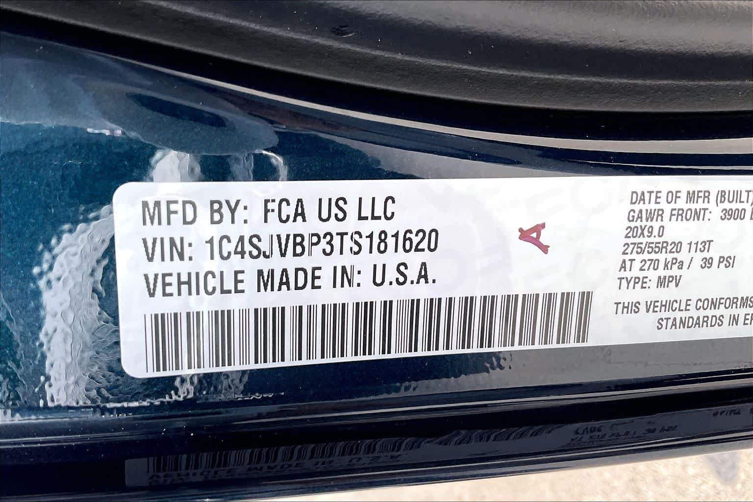 New 2026 Fathom Blue Pearlcoat Jeep Limited Altitude image 18