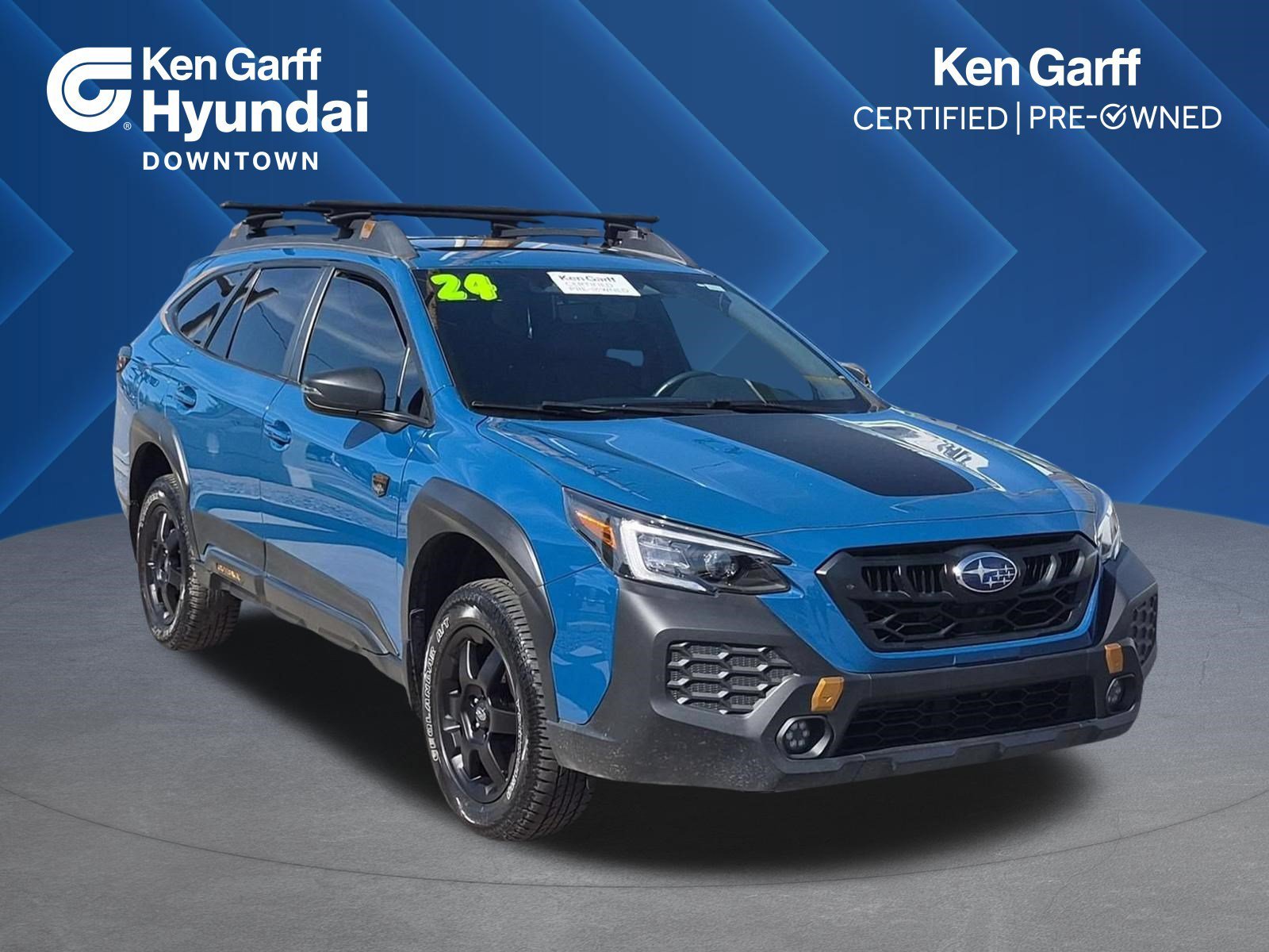 Ken Garff Cert 2024 Geyser Blue Subaru Wilderness image 1