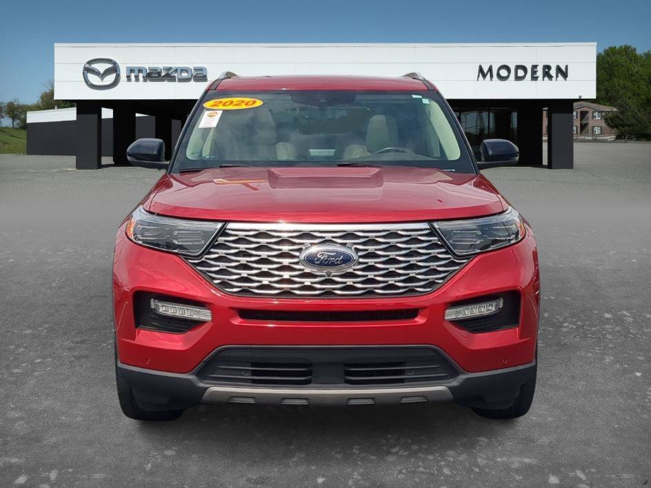Used 2020 Red Metallic Ford Platinum image 8